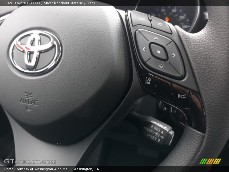 Silver Knockout Metallic / Black 2020 Toyota C-HR LE