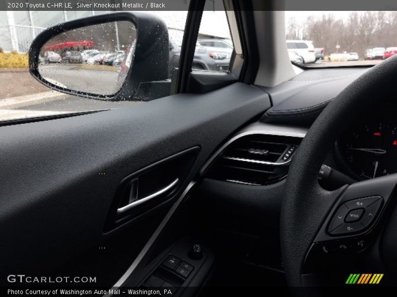 Silver Knockout Metallic / Black 2020 Toyota C-HR LE