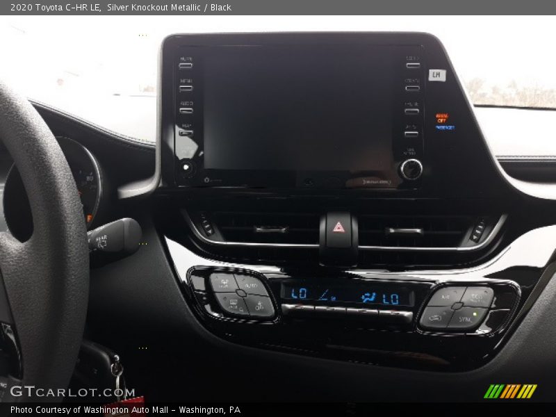 Silver Knockout Metallic / Black 2020 Toyota C-HR LE