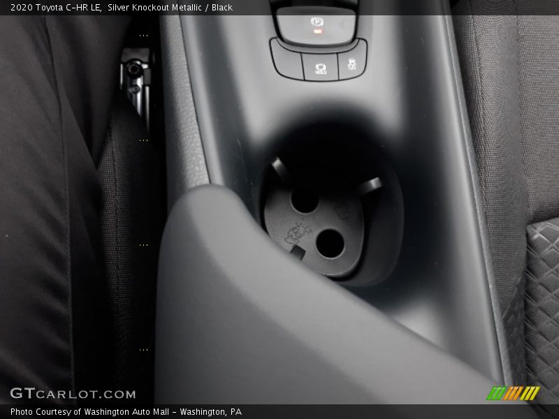 Silver Knockout Metallic / Black 2020 Toyota C-HR LE