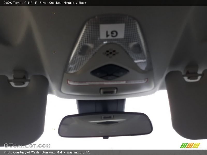 Silver Knockout Metallic / Black 2020 Toyota C-HR LE