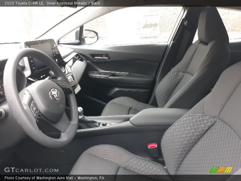 Silver Knockout Metallic / Black 2020 Toyota C-HR LE