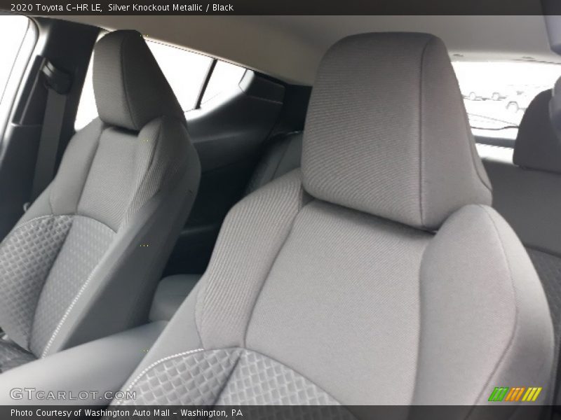 Silver Knockout Metallic / Black 2020 Toyota C-HR LE