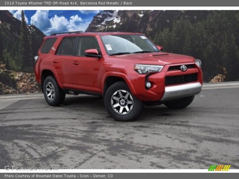 Barcelona Red Metallic / Black 2019 Toyota 4Runner TRD Off-Road 4x4
