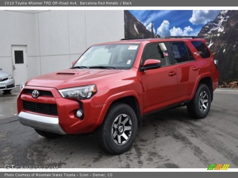 Barcelona Red Metallic / Black 2019 Toyota 4Runner TRD Off-Road 4x4