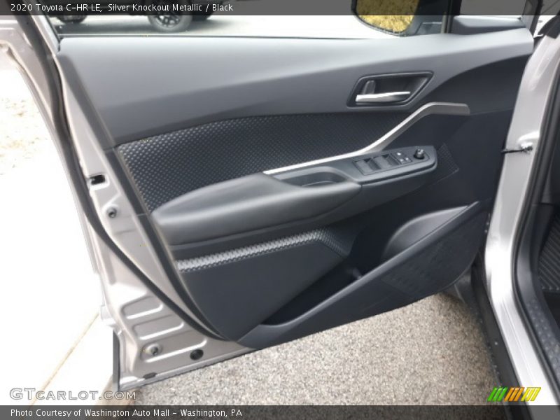 Silver Knockout Metallic / Black 2020 Toyota C-HR LE