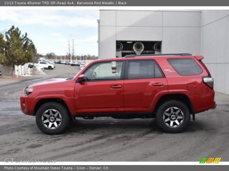 Barcelona Red Metallic / Black 2019 Toyota 4Runner TRD Off-Road 4x4