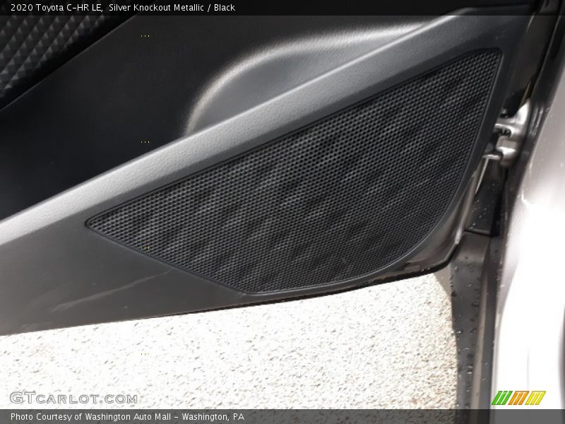Silver Knockout Metallic / Black 2020 Toyota C-HR LE