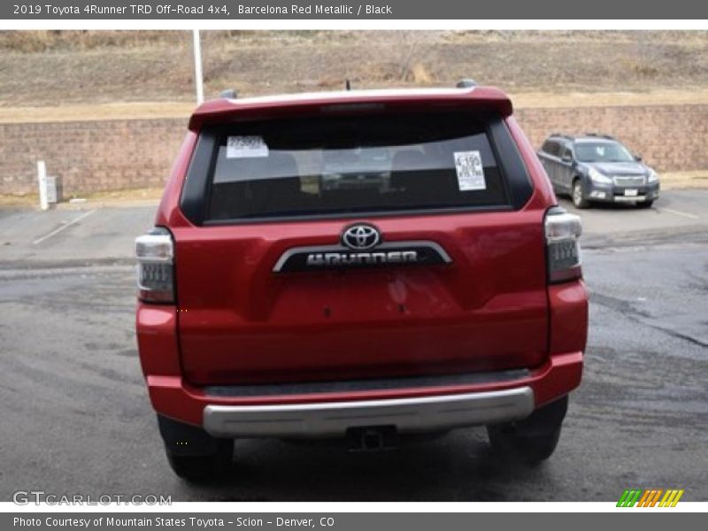 Barcelona Red Metallic / Black 2019 Toyota 4Runner TRD Off-Road 4x4