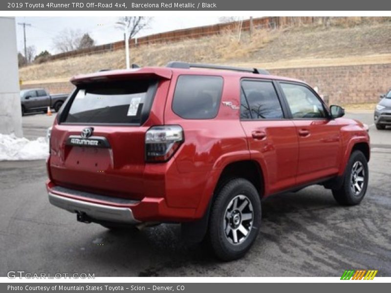 Barcelona Red Metallic / Black 2019 Toyota 4Runner TRD Off-Road 4x4