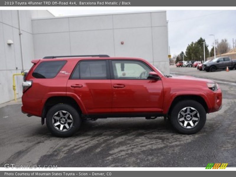 Barcelona Red Metallic / Black 2019 Toyota 4Runner TRD Off-Road 4x4