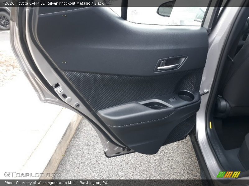 Silver Knockout Metallic / Black 2020 Toyota C-HR LE