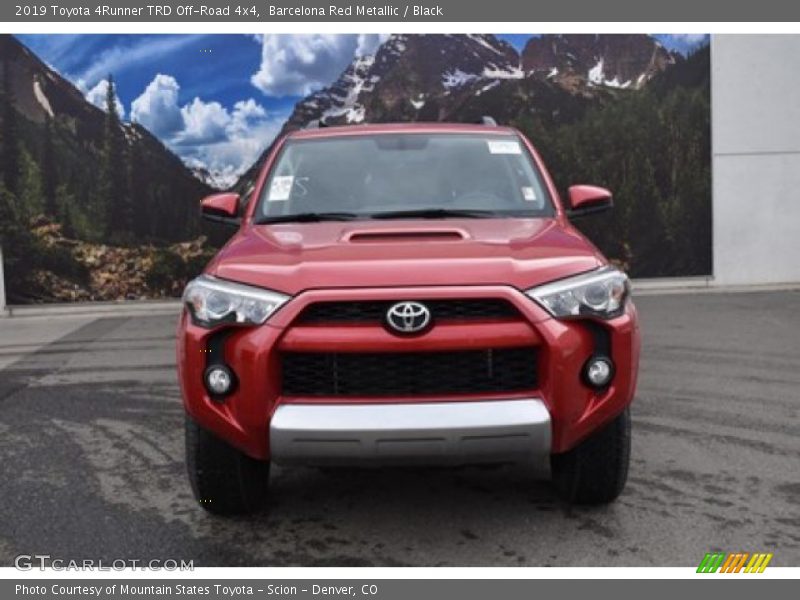 Barcelona Red Metallic / Black 2019 Toyota 4Runner TRD Off-Road 4x4