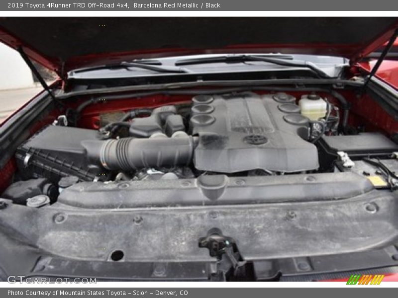 Barcelona Red Metallic / Black 2019 Toyota 4Runner TRD Off-Road 4x4