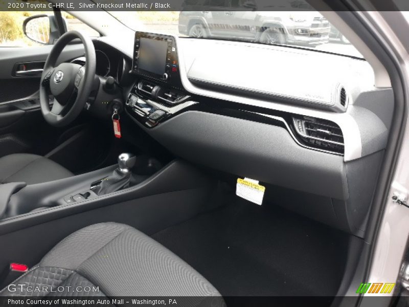 Silver Knockout Metallic / Black 2020 Toyota C-HR LE
