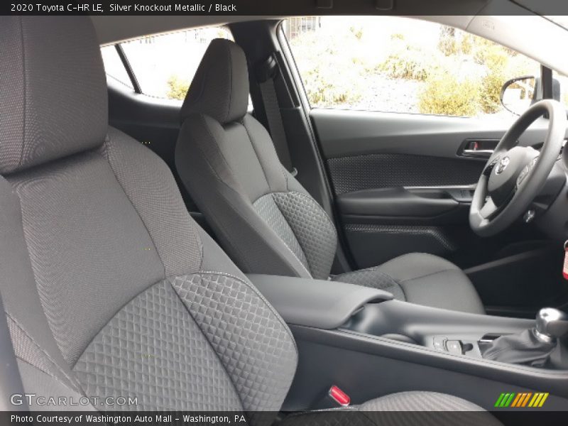 Silver Knockout Metallic / Black 2020 Toyota C-HR LE