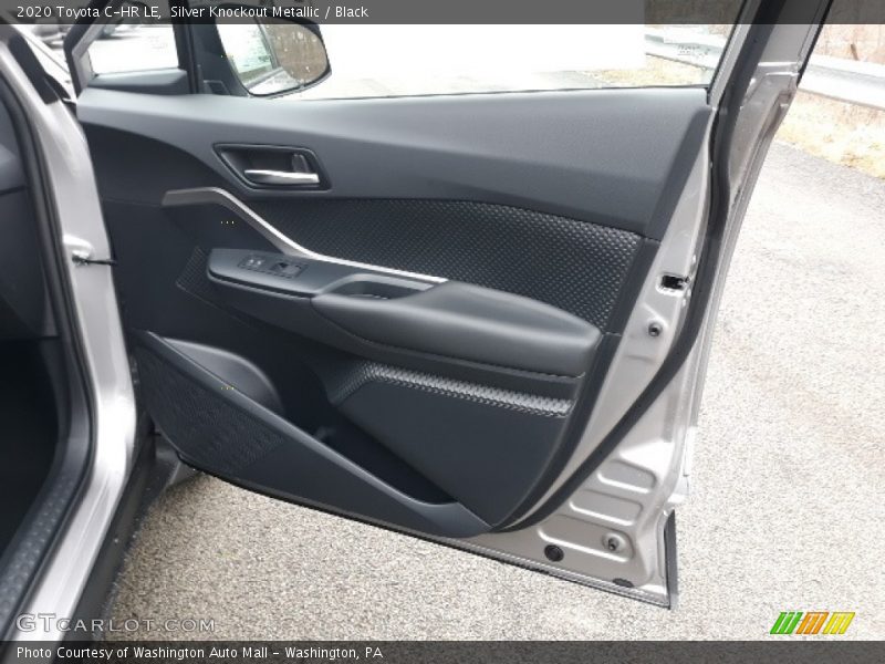 Silver Knockout Metallic / Black 2020 Toyota C-HR LE