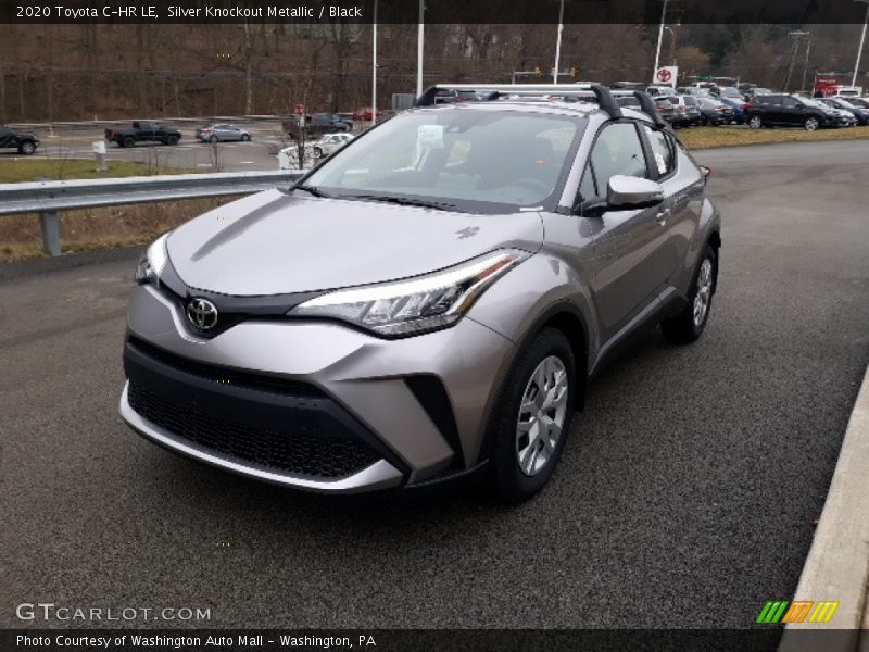 Silver Knockout Metallic / Black 2020 Toyota C-HR LE