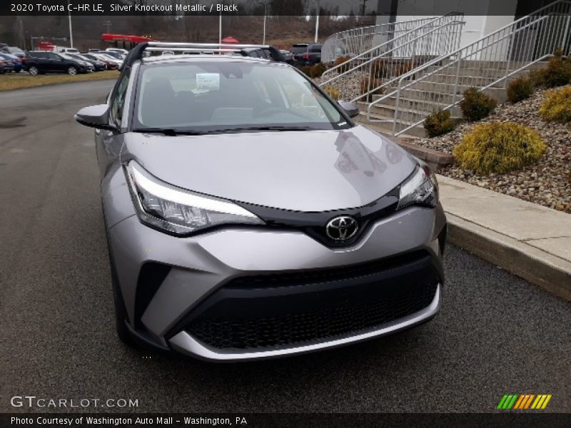 Silver Knockout Metallic / Black 2020 Toyota C-HR LE