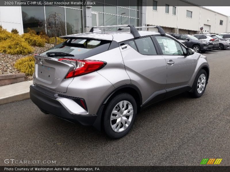 Silver Knockout Metallic / Black 2020 Toyota C-HR LE