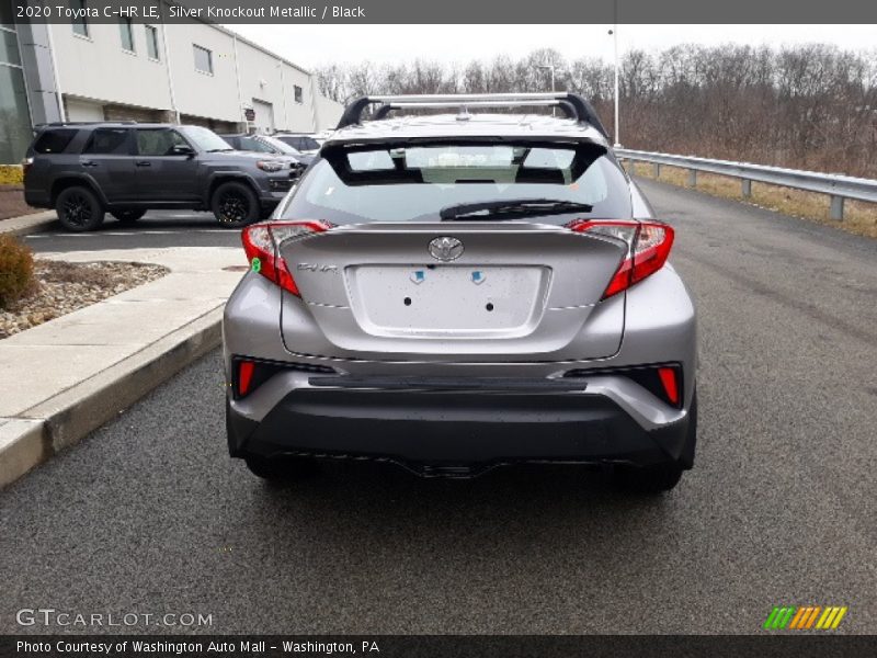Silver Knockout Metallic / Black 2020 Toyota C-HR LE