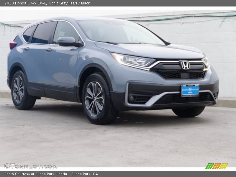 Sonic Gray Pearl / Black 2020 Honda CR-V EX-L