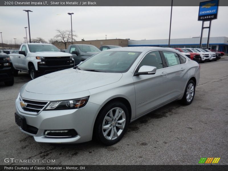Silver Ice Metallic / Jet Black 2020 Chevrolet Impala LT