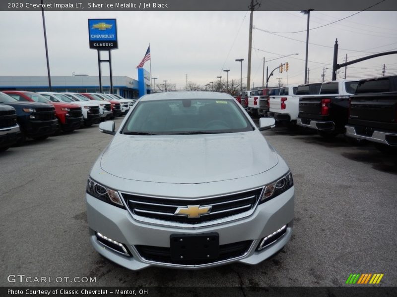 Silver Ice Metallic / Jet Black 2020 Chevrolet Impala LT