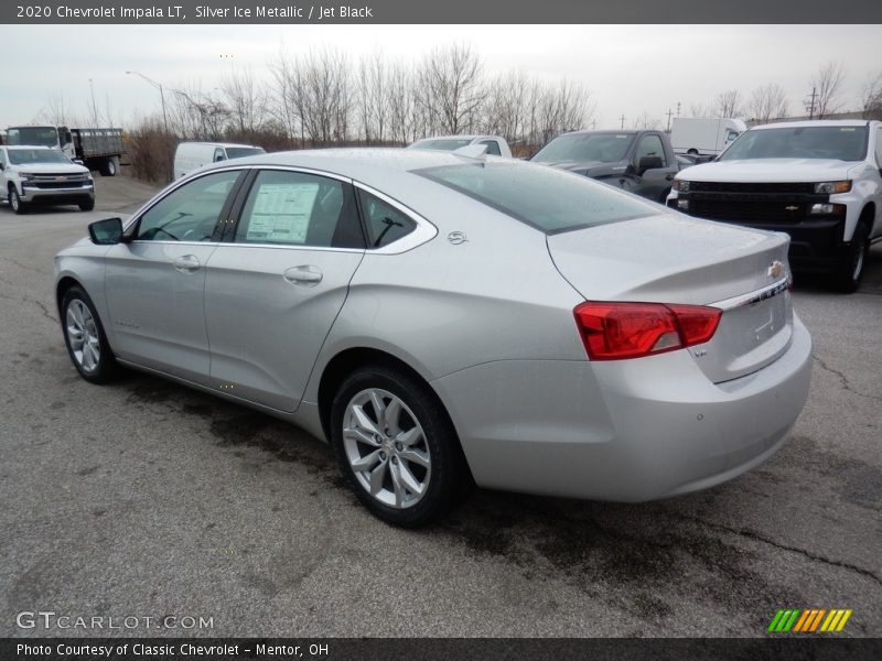 Silver Ice Metallic / Jet Black 2020 Chevrolet Impala LT