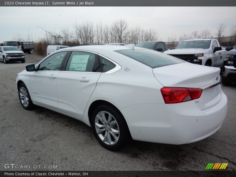 Summit White / Jet Black 2020 Chevrolet Impala LT
