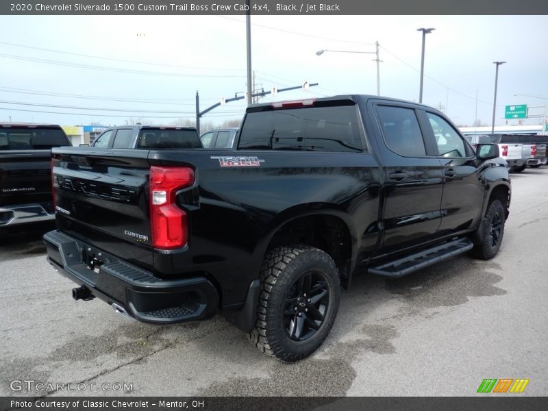 Black / Jet Black 2020 Chevrolet Silverado 1500 Custom Trail Boss Crew Cab 4x4