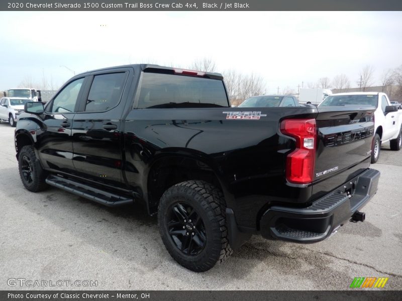 Black / Jet Black 2020 Chevrolet Silverado 1500 Custom Trail Boss Crew Cab 4x4