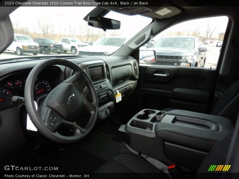 Black / Jet Black 2020 Chevrolet Silverado 1500 Custom Trail Boss Crew Cab 4x4