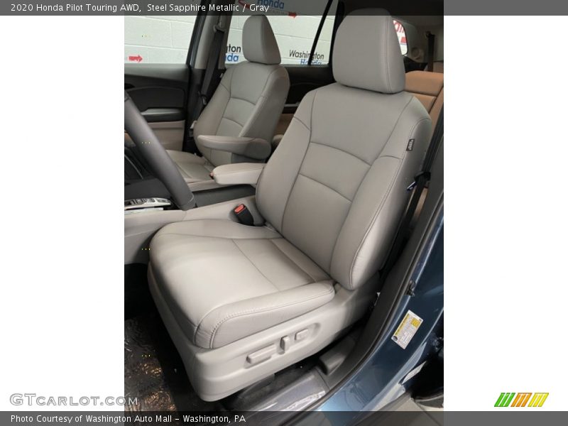 Steel Sapphire Metallic / Gray 2020 Honda Pilot Touring AWD