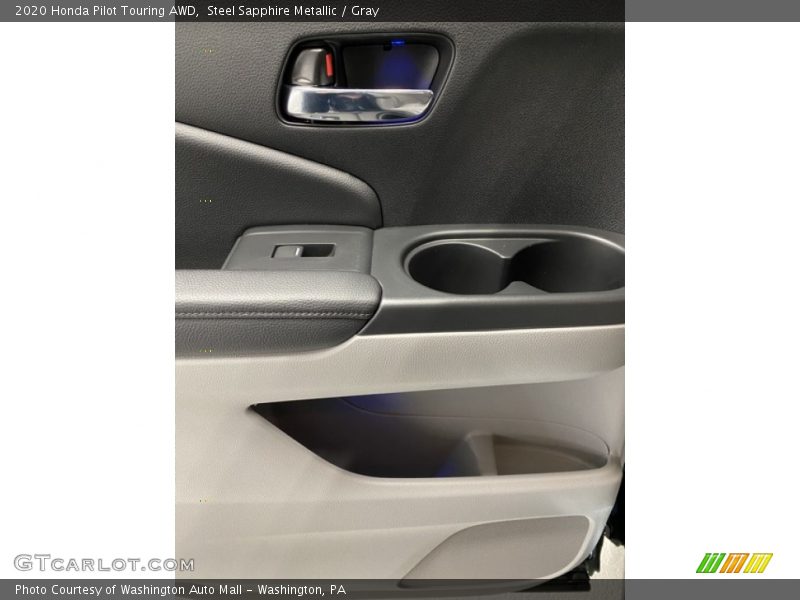 Steel Sapphire Metallic / Gray 2020 Honda Pilot Touring AWD