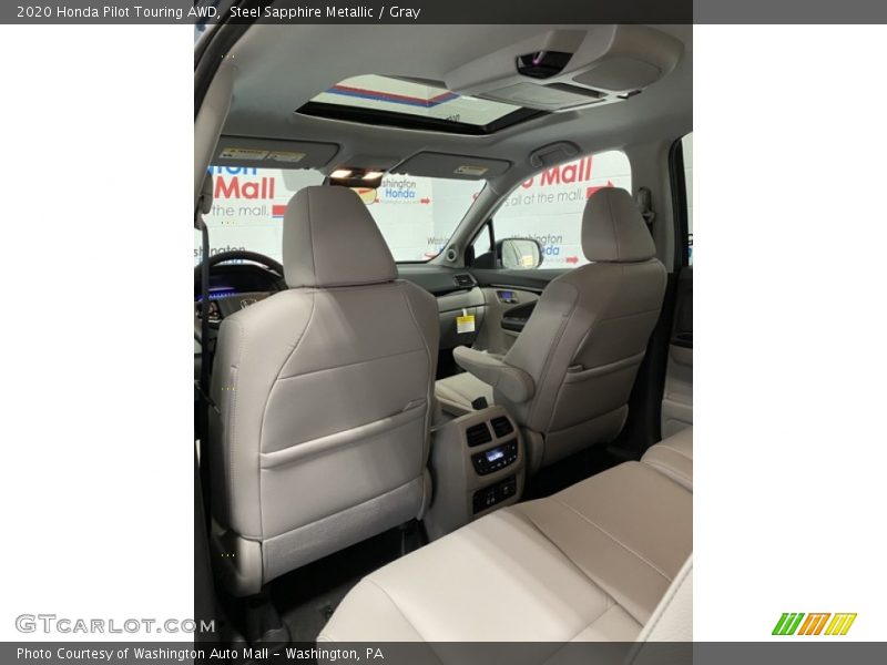 Steel Sapphire Metallic / Gray 2020 Honda Pilot Touring AWD