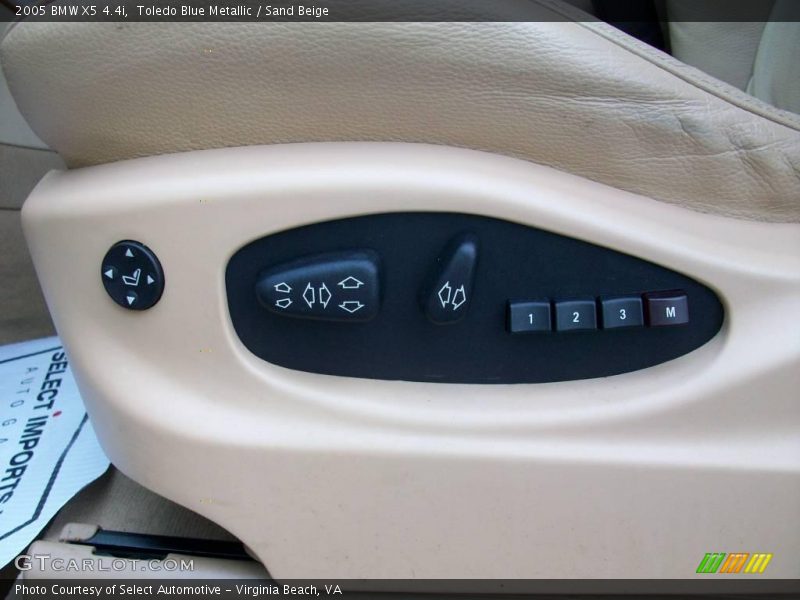 Toledo Blue Metallic / Sand Beige 2005 BMW X5 4.4i