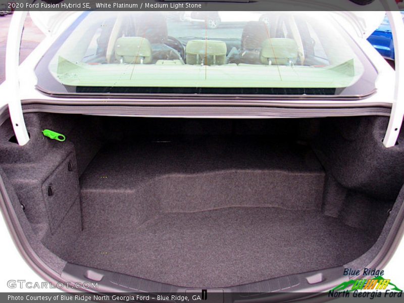 White Platinum / Medium Light Stone 2020 Ford Fusion Hybrid SE