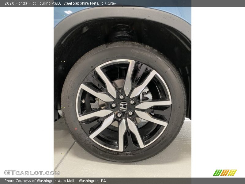 Steel Sapphire Metallic / Gray 2020 Honda Pilot Touring AWD