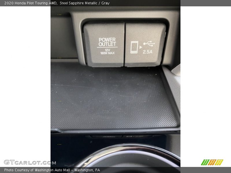 Steel Sapphire Metallic / Gray 2020 Honda Pilot Touring AWD