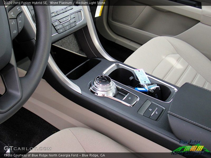 White Platinum / Medium Light Stone 2020 Ford Fusion Hybrid SE