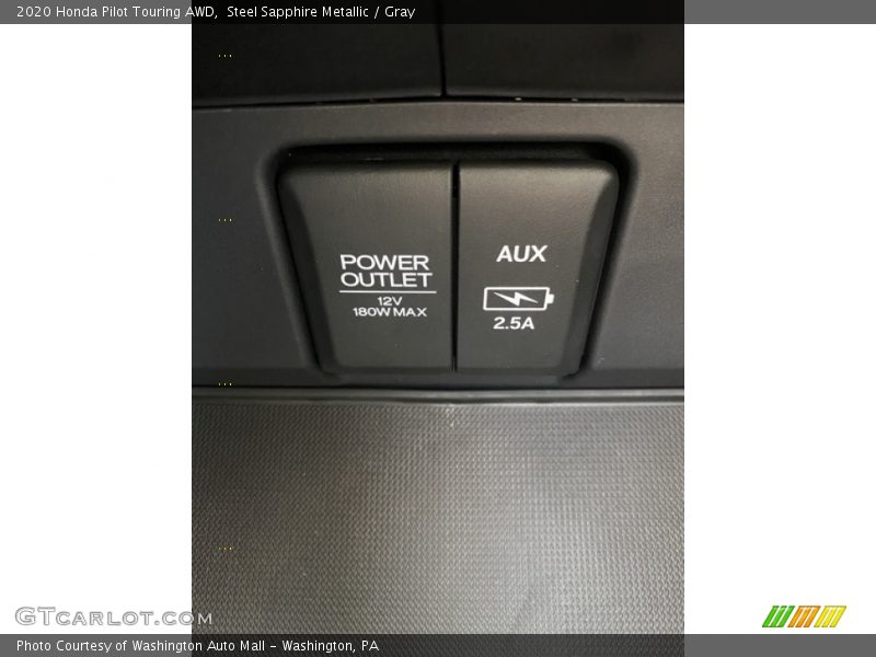 Steel Sapphire Metallic / Gray 2020 Honda Pilot Touring AWD