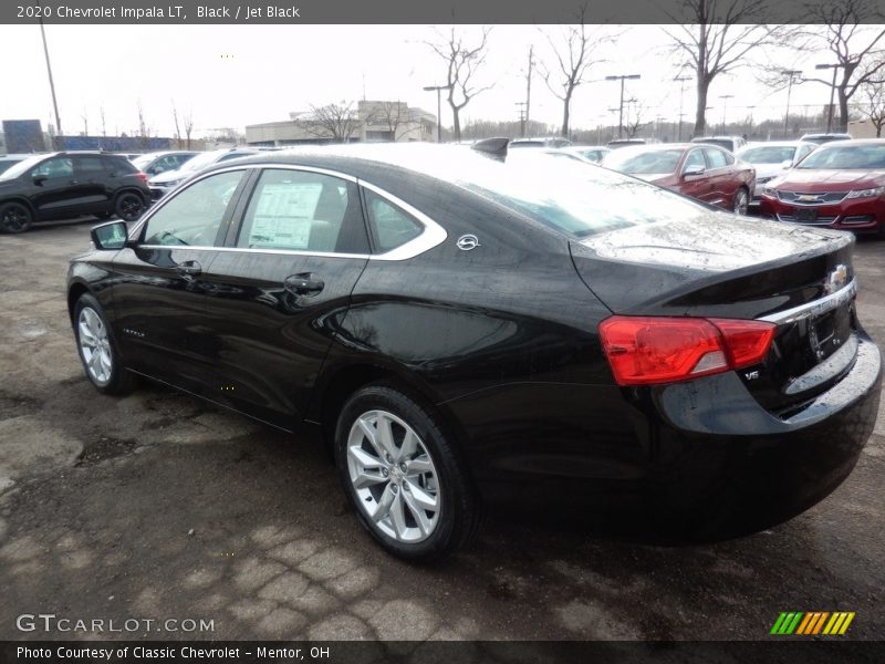 Black / Jet Black 2020 Chevrolet Impala LT