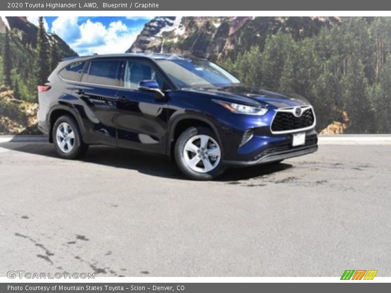 Blueprint / Graphite 2020 Toyota Highlander L AWD