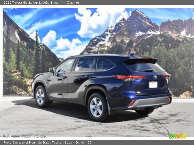 Blueprint / Graphite 2020 Toyota Highlander L AWD