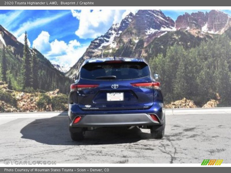 Blueprint / Graphite 2020 Toyota Highlander L AWD