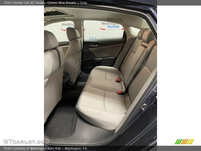 Cosmic Blue Metallic / Gray 2020 Honda Civic EX Sedan