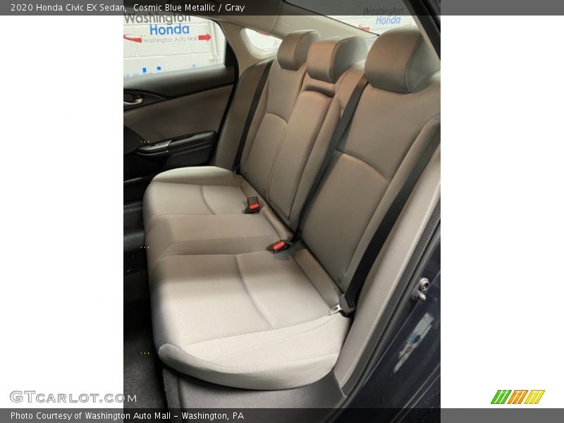 Cosmic Blue Metallic / Gray 2020 Honda Civic EX Sedan