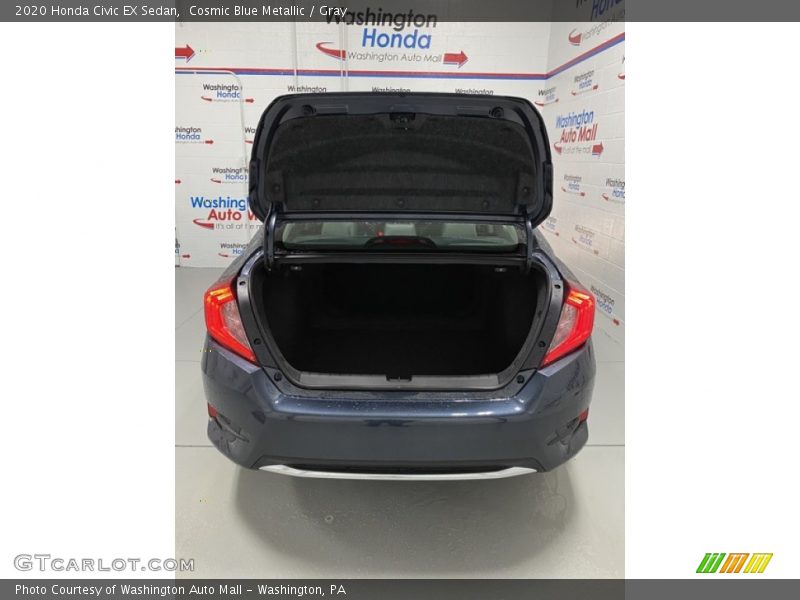 Cosmic Blue Metallic / Gray 2020 Honda Civic EX Sedan