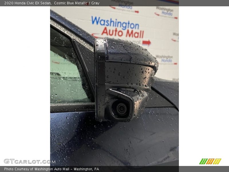 Cosmic Blue Metallic / Gray 2020 Honda Civic EX Sedan